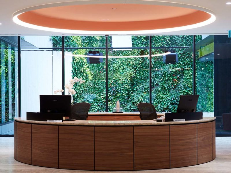 BDO Australia Office Joinery Reception