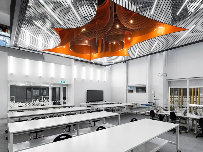 RMIT School of Fashion classroom