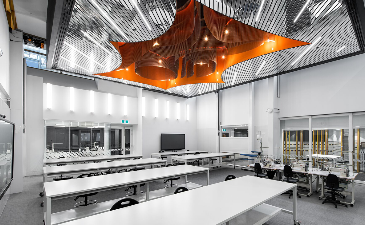 RMIT School of Fashion classroom